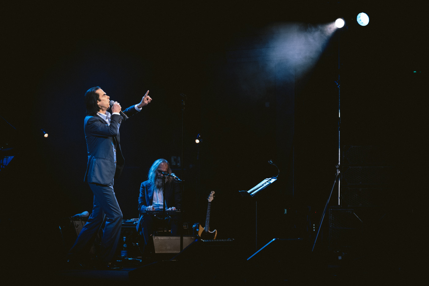 Nick Cave & Warren Ellis perform in Gateshead, UK