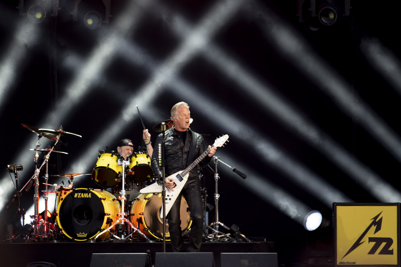 Metallica onstage at Download Festival