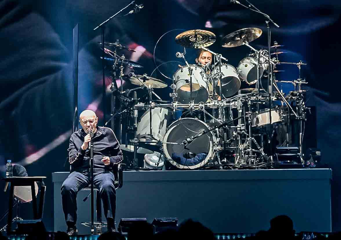 Genesis perform at London's O2 Arena on March 25th 2022. Photo: Calum Buchan. 