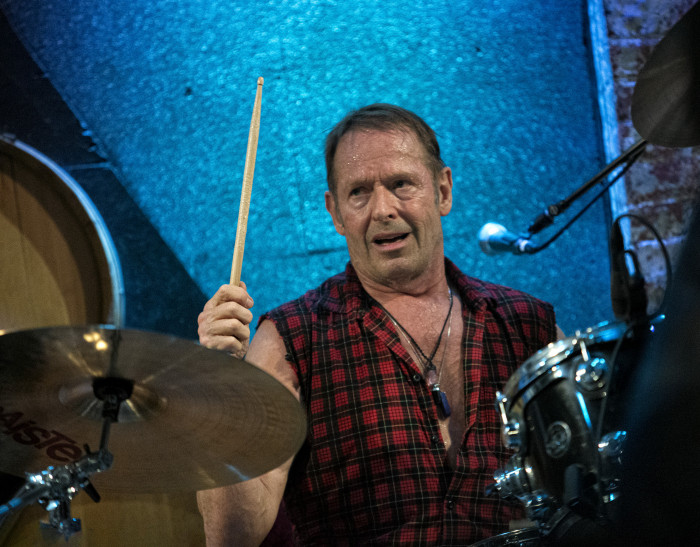 Mr Simon Kirke behind the Drums 'Free" "Bad Company"