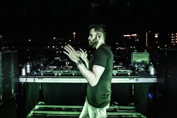 Gareth Emery Performs At A Drive-In OC Concert At The City National Grove of Anaheim