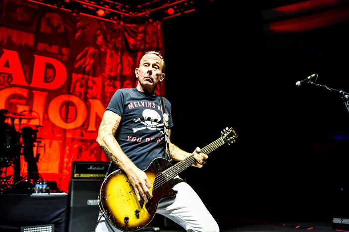 Brian Baker Of Bad Religion Performs At The Hollywood Palladium