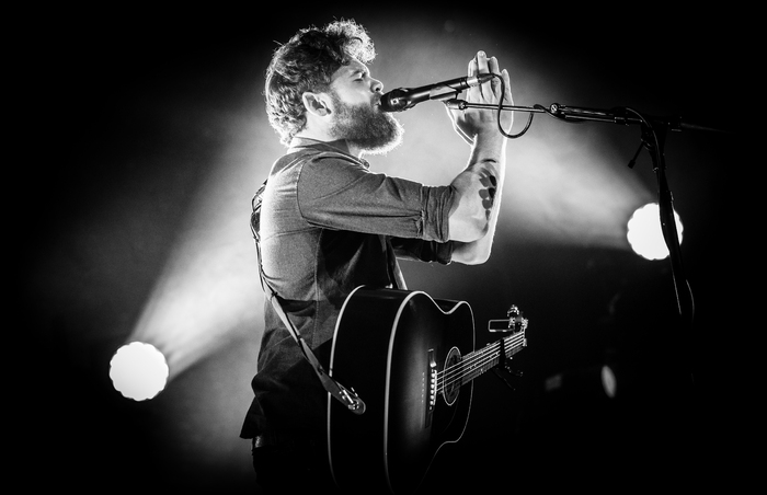 Passenger performs an acoustic set at The Roundhouse in Camden, London.