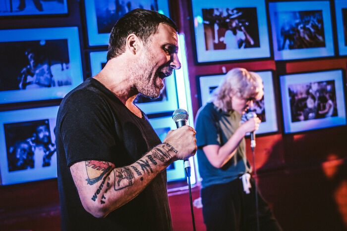 Sleaford Mods perform at London's 100 Club on September 12th, 2020. 