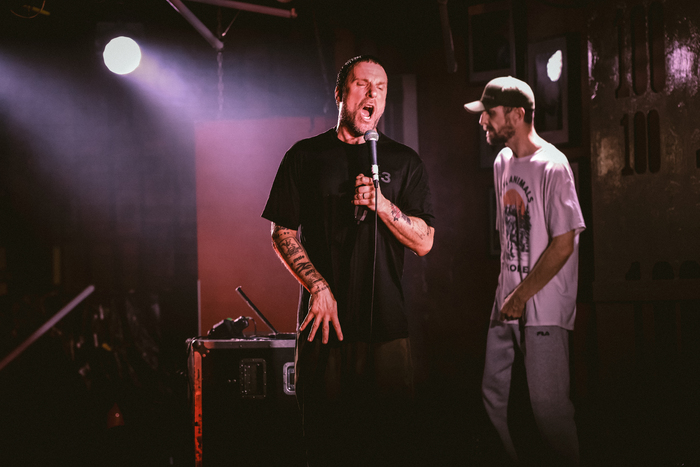 Sleaford Mods perform at the 100 Club, London on 12th September 2020. 
