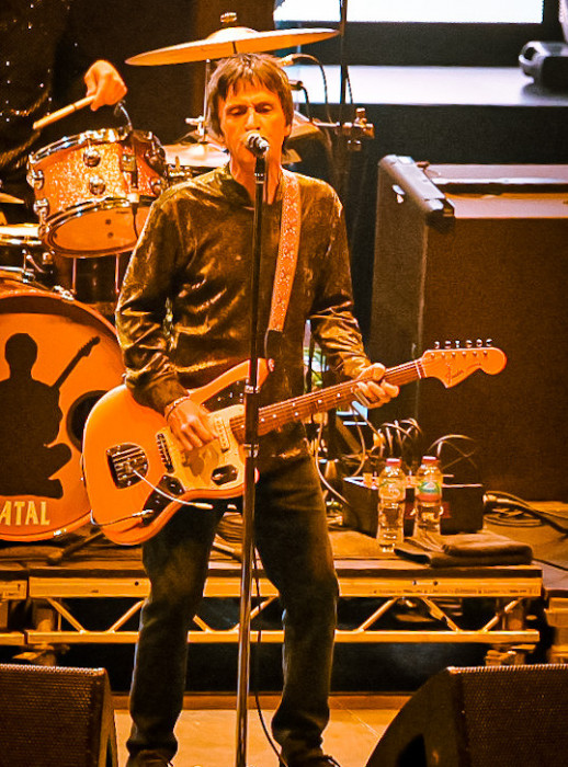 Johnny Marr opening up for Blondie at Glasgow's OVO Hydro - 22nd April 2022