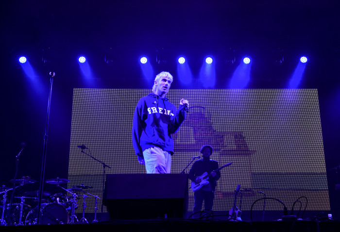 Jeremy Zucker Performs During Quinn XCII's Sold Out Set At The City National Grove of Anaheim’s Drive-In OC