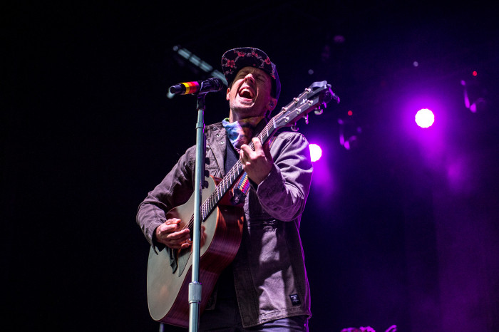 Jason Mraz Performs At The City National Grove Of Anaheim Drive-In OC