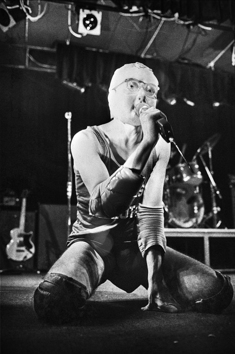 Devo photographed onstage in Boston, Massachusetts, 1978 #2