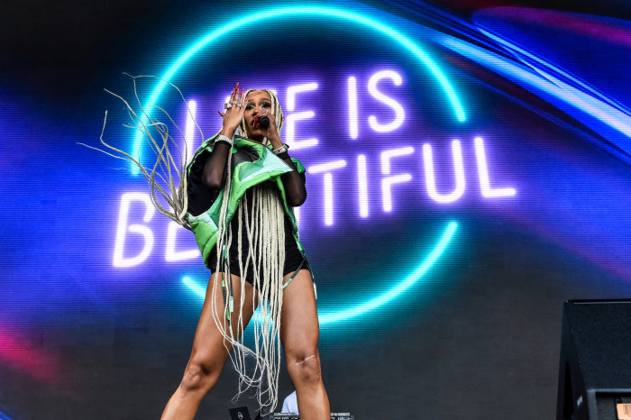 BIA performs at the Life is Beautiful 2021 Music Festival