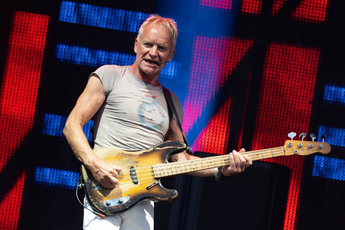 Sting performs in Bedford Park, 24 June 2023
