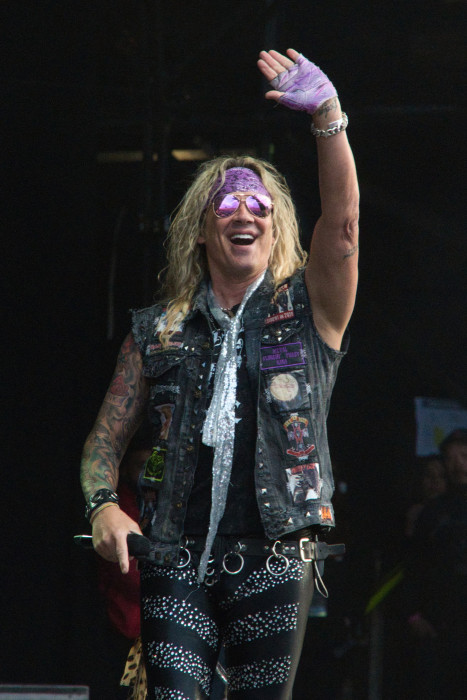 Steel Panther live at Download festival 2022.