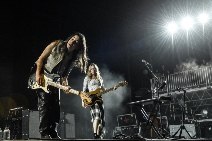 HAIM performs at the Life is Beautiful 2021 Music Festival