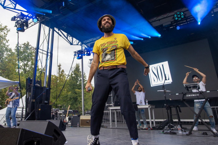 Hip hop artist Sol performs during the Day In Day Out Music Festival in Seattle, WA