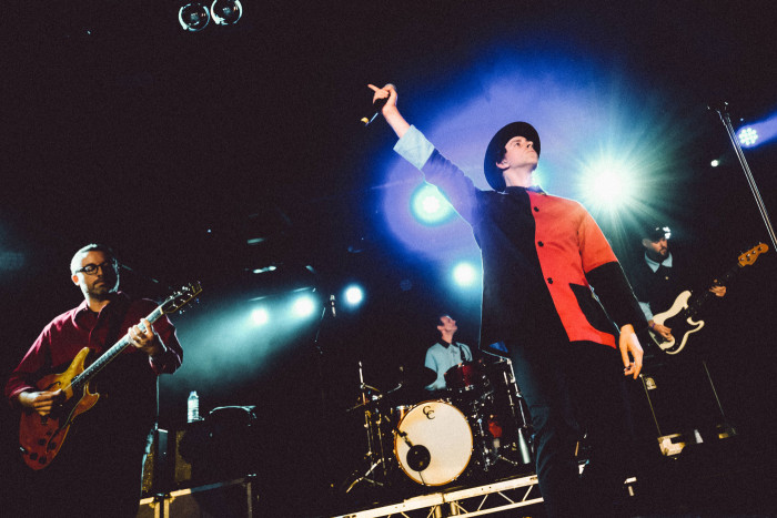 Maximo Park perform at Newcastle University Students Union in Newcastle-Upon-Tyne, UK on 14th September 2021.