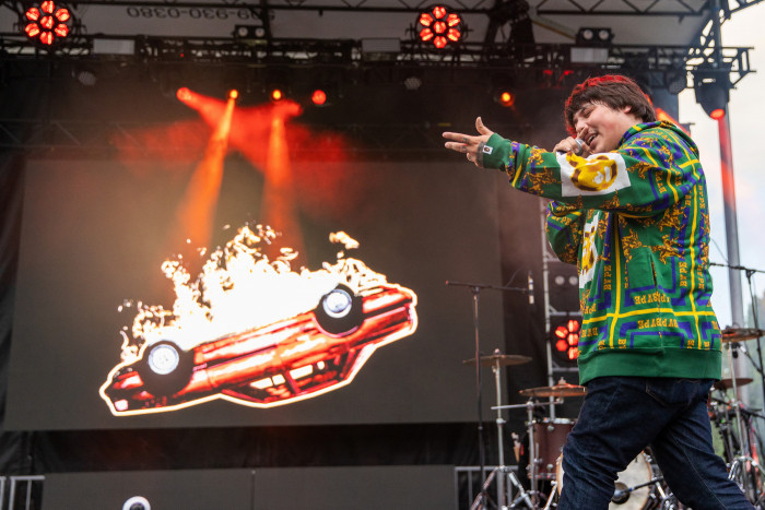 Rapper Travis Thompson performs during Day In Day Out festival in Seattle, WA
