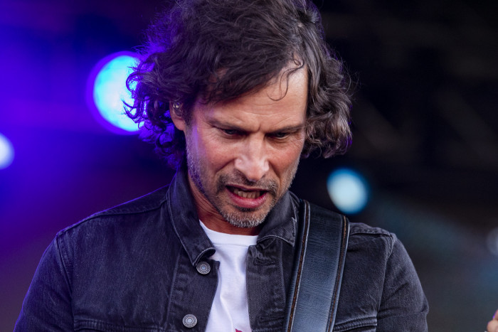 Sam Roberts Band performs at the Together Again Festival in Edmonton, Alberta