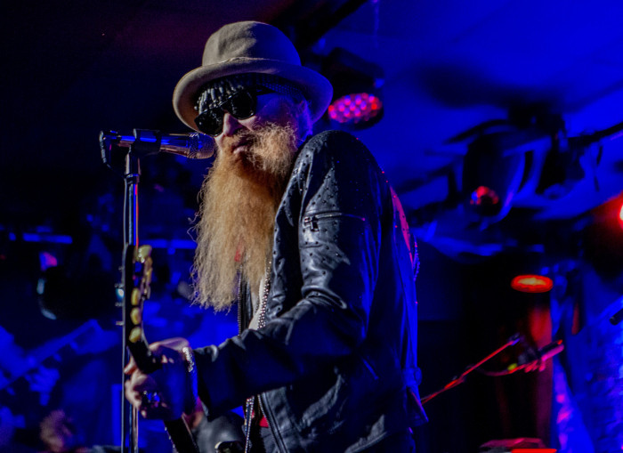 Billy F Gibbons playing some blues at the Iridium