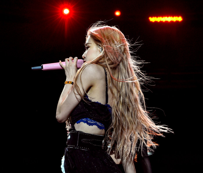 BLACKPINK performs onstage during the 2019 Coachella Valley Music and Arts Festival