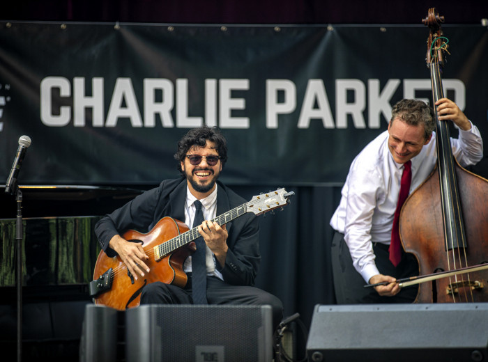 Pasqual Grasso -Feeling it at the Charlie Parker Jazz Festival