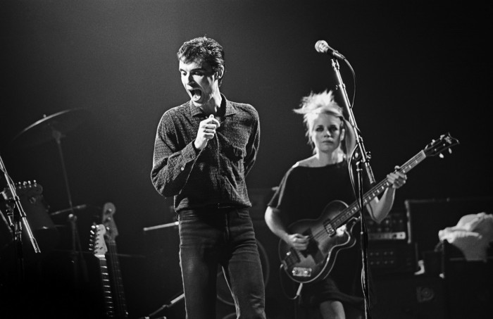 Talking Heads on stage, 1980