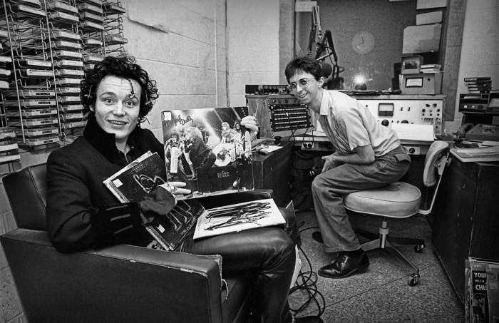 Adam Ant in recording studio,  1981