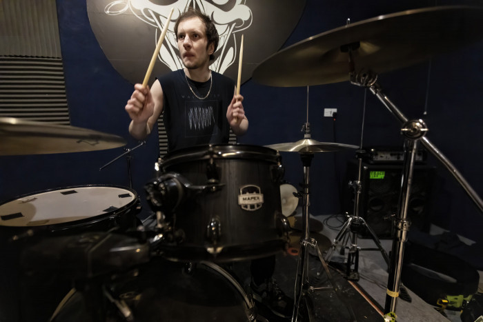 Ben Schulze Behind the Drums