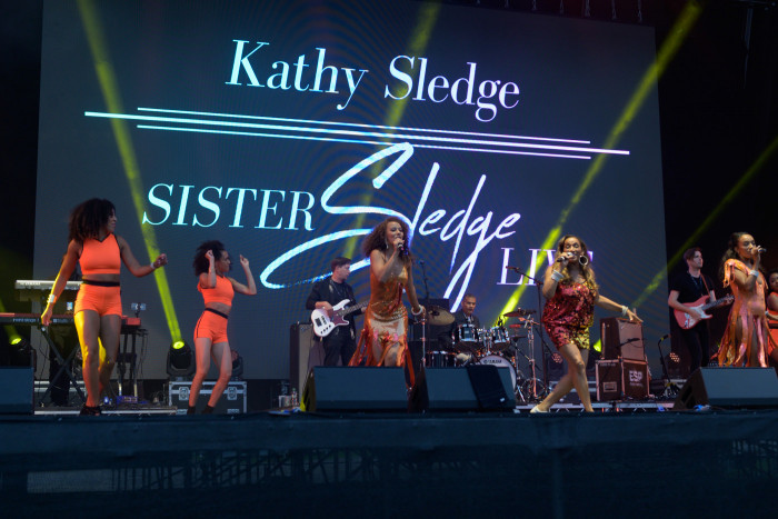Live: Sister Sledge in concert at The Playground Festival, Glasgow 25th September 2021