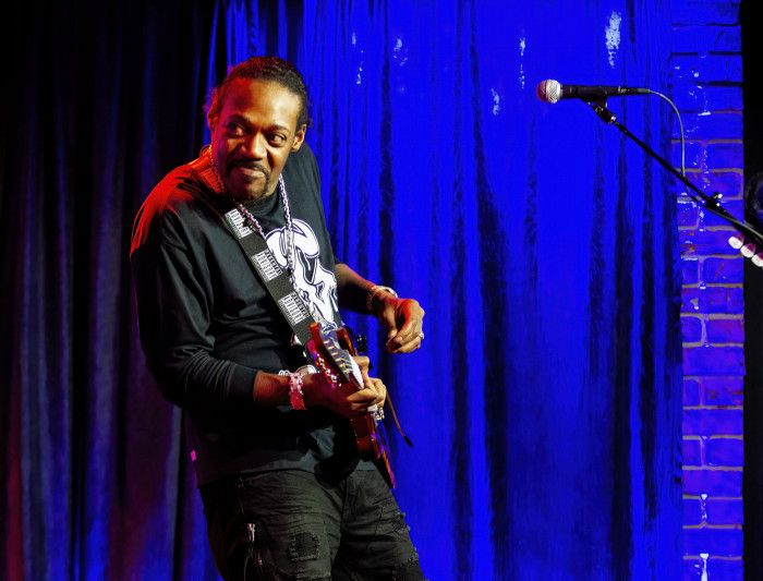 Eric Gales getting ready for the Rory Gallagher Festival Ballyshannon